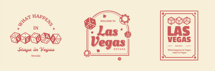 Las Vegas sign vector set © 4zevar