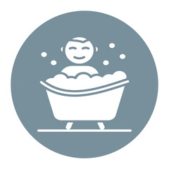 Baby bathtub Icon