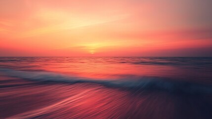 Obraz premium an image that evokes calmness with smooth red transitions.