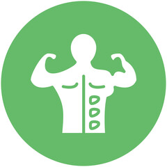 Fat vs Lean Muscle Icon