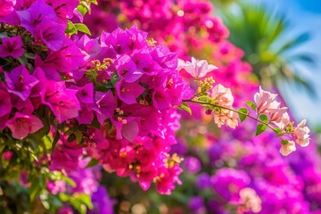 Obraz premium pink flowers in the garden