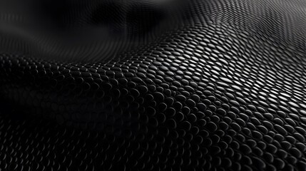 Abstract Black Reptile Skin Texture Background