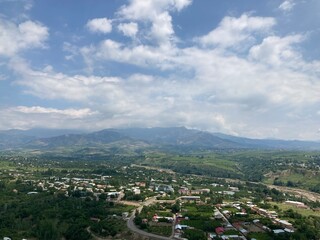 aerial view of the village