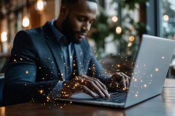 Cybersecurity measures protecting login and secure internet access.