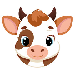 funny cow cartoon