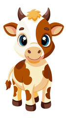 funny cow cartoon