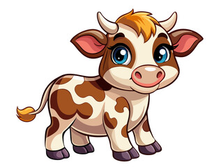 funny cow cartoon