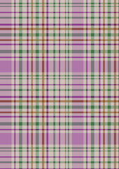 Pink Plaid Fabric Texture Seamless Pattern