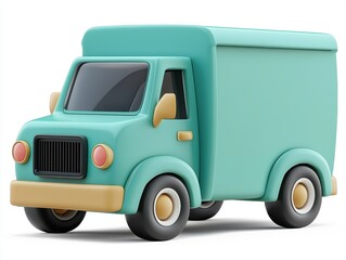 Colorful Toy Truck with a Boxy Shape, Ideal for Children’s Playtime, Education, and Creative Imagination Development