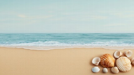 Seashells on Shore Serenity
