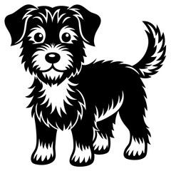 Dog Set Vector Design: Collection of Canine Illustrations & Silhouettes
