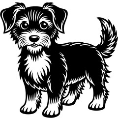 Dog Set Vector Design: Collection of Canine Illustrations & Silhouettes