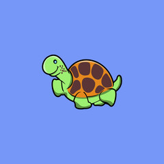 Vector graphic of Cute turtle animal illustration. This vector is perfect for t-shirt design, template, banner, cover, decoration, drawing, branding etc.
