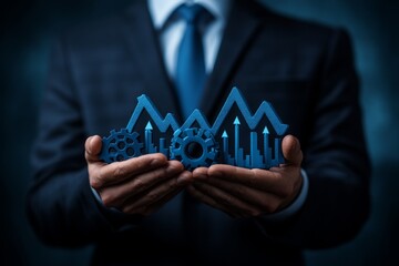 Process improvement and productivity growth concept.