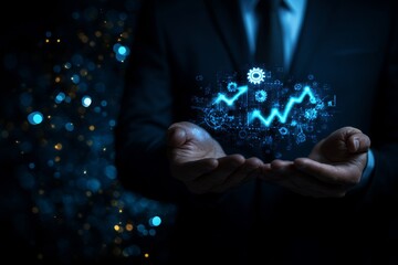 Process improvement and productivity growth concept.