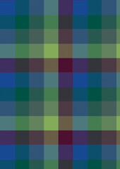 Colorful Seamless Geometric Pattern with Retro Triangle and Plaid Design