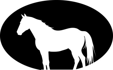 horse icon symbol beautiful design logo clipart vector file svg