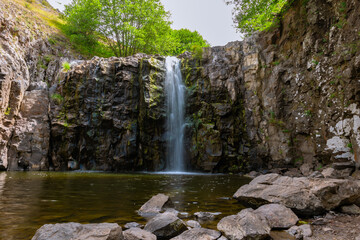 Obraz premium Ciseli waterfall in Aybasti district of Ordu in Turkey