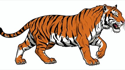 Obraz premium Tiger Illustration