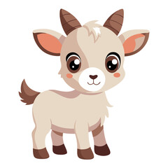 vector illustration of a cartoon deer