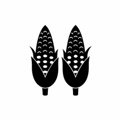 creative details Grilled Corn Icon vector illustration