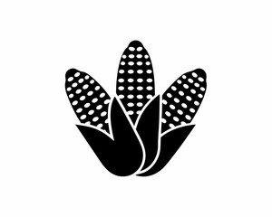 creative details Grilled Corn Icon vector illustration