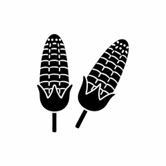 creative details Grilled Corn Icon vector illustration