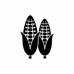 creative details Grilled Corn Icon vector illustration