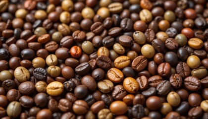 Roasting coffee beans coffee shop food photography cozy environment close-up view flavor exploration