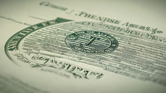 Professional certificate clearly showcases official business authenticity, certificate visually emphasizes trustworthiness, certificate perfect for corporate presentations or legal videos.