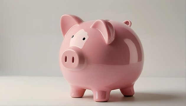 piggy bank next to another piggy bank.