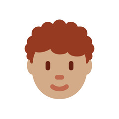 Curly Hair Person

