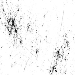 grunge overlay texture with various scratches,  black scratches on white background, grunge overlay texture, vintage and scratched black stripes on white background.