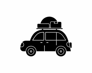 creative details Road Trip Car Icon vector illustration