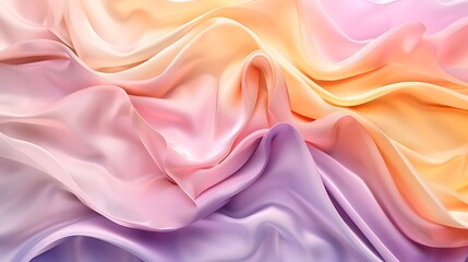 Obraz premium Radiant Pastel Gradient Sunrise Background with Warm Golden Glow and Soft Blending Tones