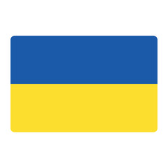blue and yellow flag of Ukraine