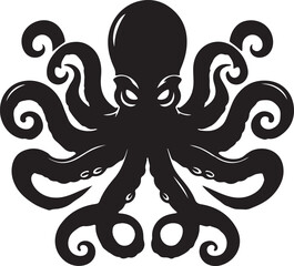 Naklejka premium Octopus in Deep Blue Waters - Stunning Underwater Wildlife