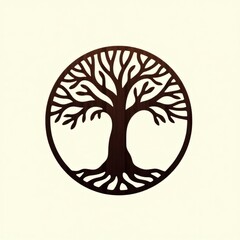Obraz premium Circular Tree of Life Symbol (4)