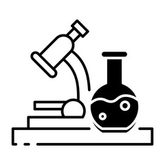 This Science Lab icon is suitable for School, College, Education, etc