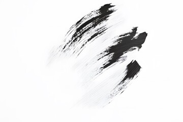 Obraz premium Soft Texture Brush Strokes for Retouching on White Background