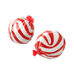 Red and white candy for christmas