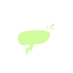 speech bubble vector element