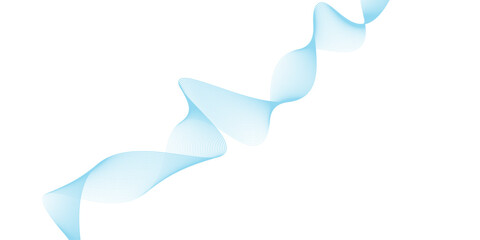 Abstract vector background with blue wavy lines. Blue wave background. Blue lines vector illustration. Curved wave. Abstract wave element.