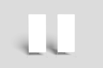 X-Stand Banner Mockup