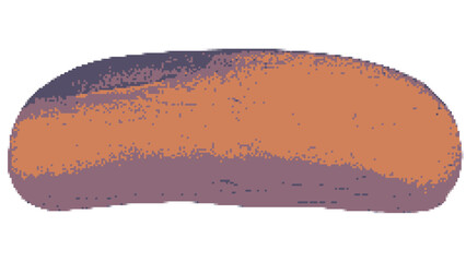 Hotdog bun pixel art