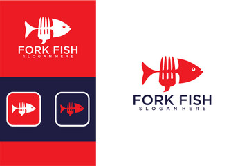 Red And White Fish Logo Variations