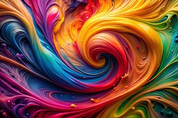 Fototapeta premium Abstract Paint Texture Patterns: Macro Photography for Fashion Apparel Design