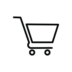 Shopping cart icon, shopping cart  symbol isolated on transparent background, icon for app or web site, Shopping cart PNG © Graficriver