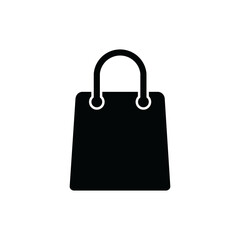 Shopping bag icon, shopping bag symbol isolated on transparent background, icon for app or web site, Shopping bag PNG	