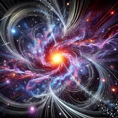 Obraz premium Neural Cascades of Quantum Intelligence - Energy Awareness